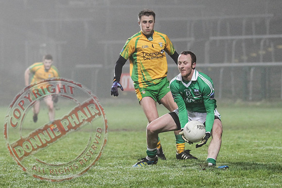 Fermanagh (2-15) V Donegal (2-07) in Dr. McKenna Cup.  Senior Men GAA Football.