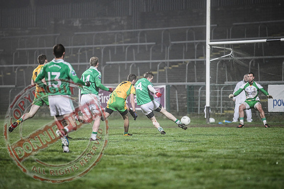 Fermanagh (2-15) V Donegal (2-07) in Dr. McKenna Cup.  Senior Men GAA Football.