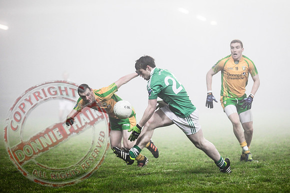 Fermanagh (2-15) V Donegal (2-07) in Dr. McKenna Cup.  Senior Men GAA Football.