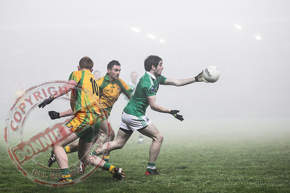 Fermanagh (2-15) V Donegal (2-07) in Dr. McKenna Cup.  Senior Men GAA Football.