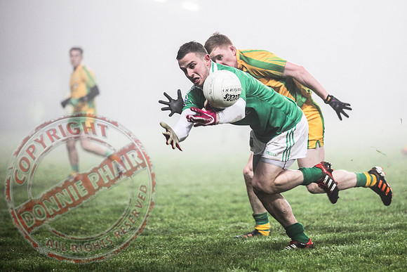Fermanagh (2-15) V Donegal (2-07) in Dr. McKenna Cup.  Senior Men GAA Football.