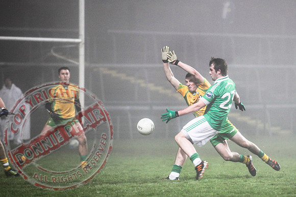 Fermanagh (2-15) V Donegal (2-07) in Dr. McKenna Cup.  Senior Men GAA Football.