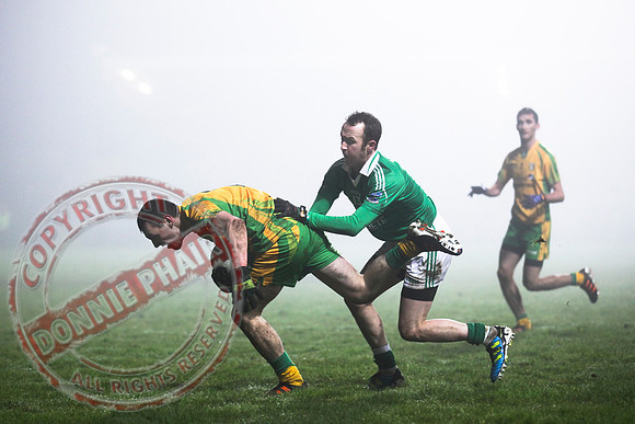 Fermanagh (2-15) V Donegal (2-07) in Dr. McKenna Cup.  Senior Men GAA Football.
