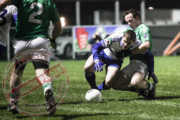 Fermanagh (0-07) V Monaghan (1-12) in Senior Men GAA Dr McKenna Cup Quarter Final.