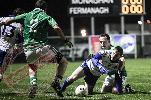 Fermanagh (0-07) V Monaghan (1-12) in Senior Men GAA Dr McKenna Cup Quarter Final.