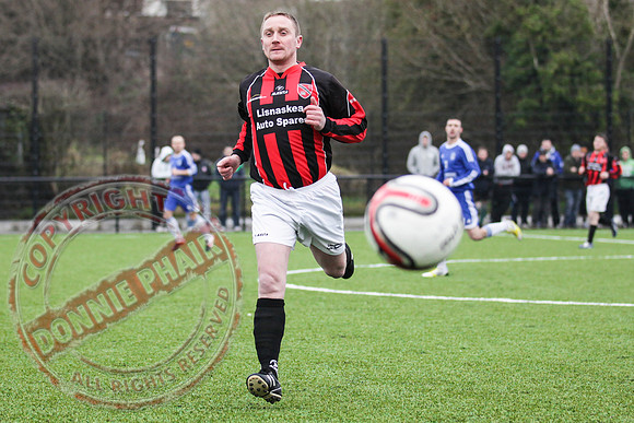 Lisnaskea Rovers (2) V Derrychara United (1).