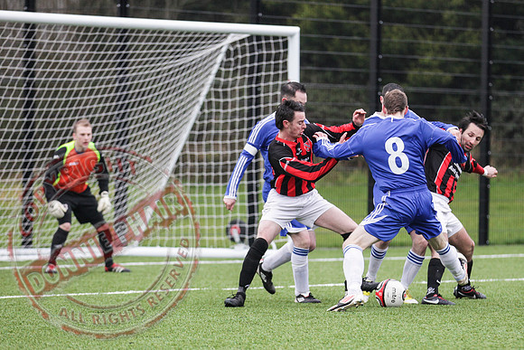 Lisnaskea Rovers (2) V Derrychara United (1).