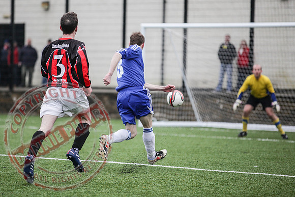 Lisnaskea Rovers (2) V Derrychara United (1).