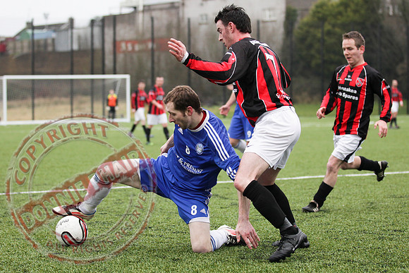 Lisnaskea Rovers (2) V Derrychara United (1).