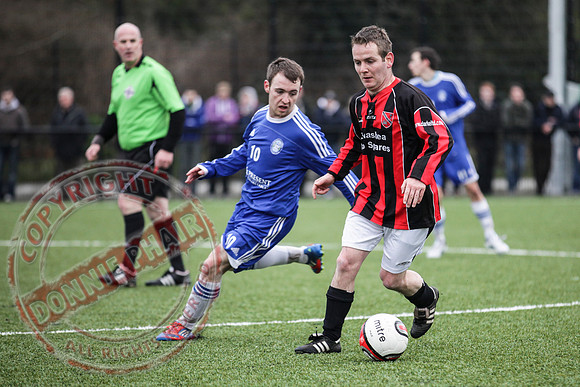 Lisnaskea Rovers (2) V Derrychara United (1).