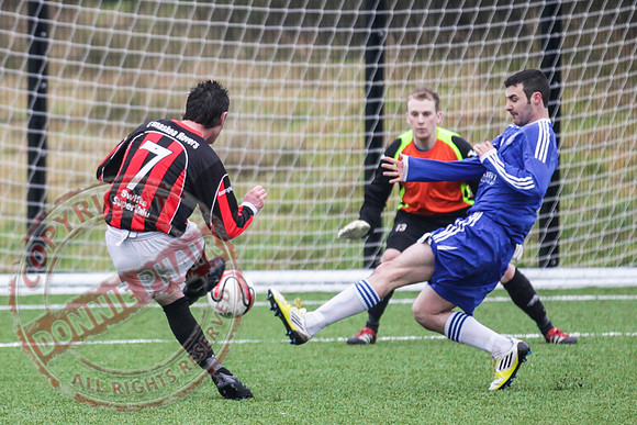 Lisnaskea Rovers (2) V Derrychara United (1).