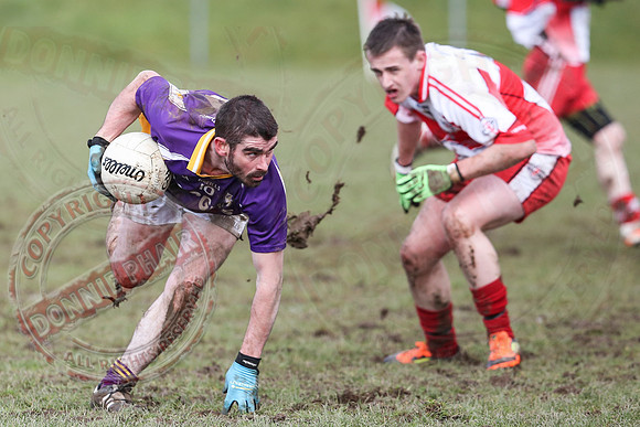 St. Pat's Donagh (17) V Derrygonnelly (4-10) in GAA Senior Football League Division One.