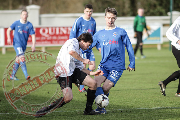 Ballinamallard United FC Reserves (3) V Queen's University (5) in Intermediate Cup, Round Four.