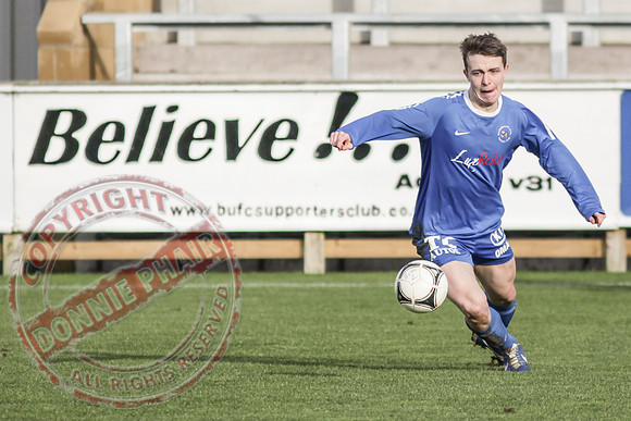 Ballinamallard United FC Reserves (3) V Queen's University (5) in Intermediate Cup, Round Four.