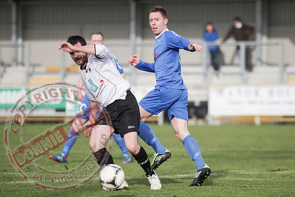 Ballinamallard United FC Reserves (3) V Queen's University (5) in Intermediate Cup, Round Four.