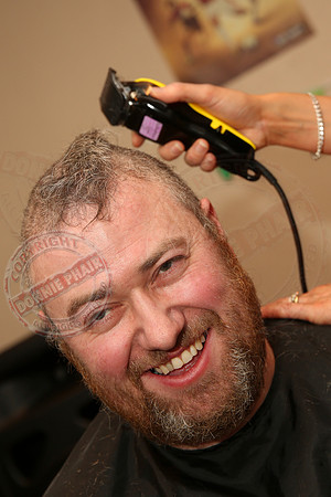 Charity Waxing in aid of Macmillan Cancer Support in The Corner House.