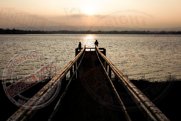 Fishing on Upper Lough Erne.