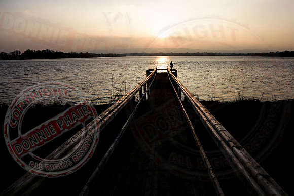 Fishing on Upper Lough Erne.