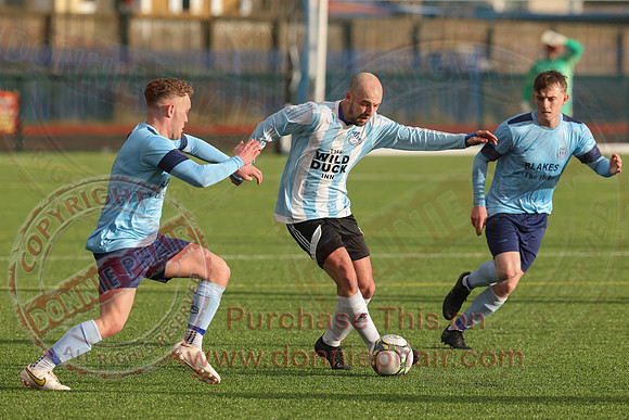 Enniskillen Town (4) V Lisbellaw United (0) in Mercer Football League-2