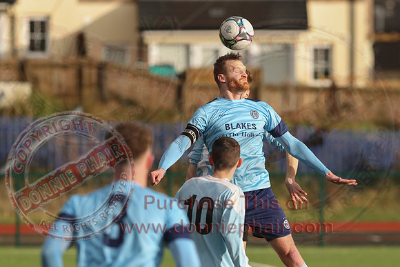 Enniskillen Town (4) V Lisbellaw United (0) in Mercer Football League-1