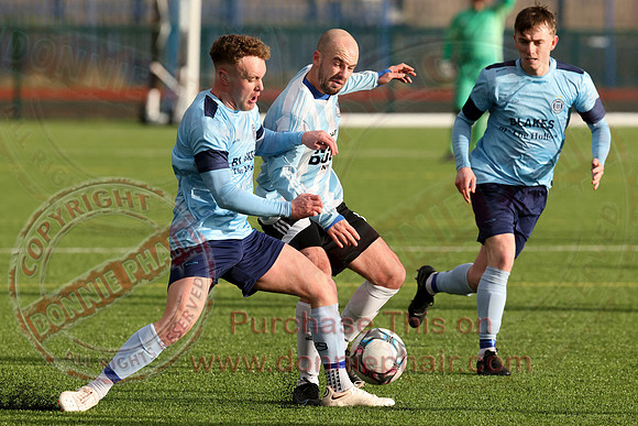 Enniskillen Town (4) V Lisbellaw United (0) in Mercer Football League-4