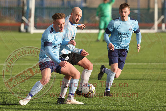 Enniskillen Town (4) V Lisbellaw United (0) in Mercer Football League-5