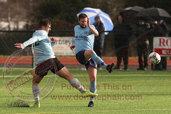 Enniskillen Town (4) V Lisbellaw United (0) in Mercer Football League-8