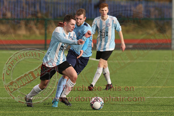 Enniskillen Town (4) V Lisbellaw United (0) in Mercer Football League-10