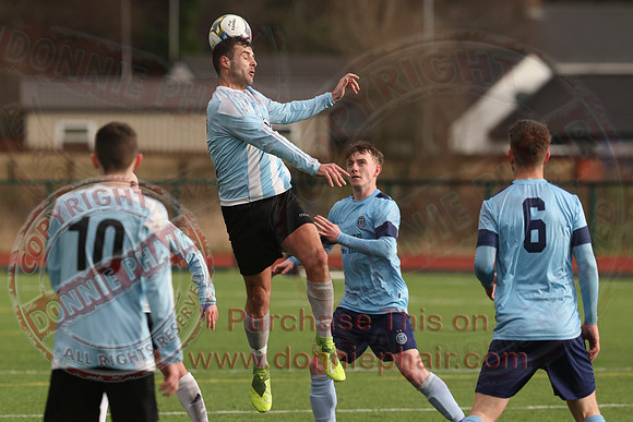 Enniskillen Town (4) V Lisbellaw United (0) in Mercer Football League-12