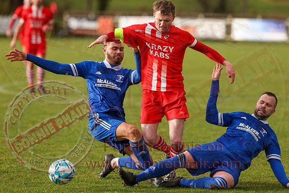 Enniskillen Rangers (3) V Beragh Swifts (5) in Mercer Football League-2