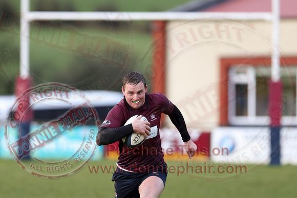 Enniskillen 1st XV (14) V Carrickfergus 1st XV (3) in Ulster Rugby Championship Division One-3