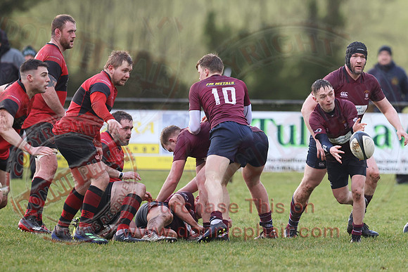 Enniskillen 1st XV (14) V Carrickfergus 1st XV (3) in Ulster Rugby Championship Division One-6