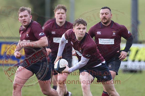 Enniskillen 1st XV (14) V Carrickfergus 1st XV (3) in Ulster Rugby Championship Division One-8
