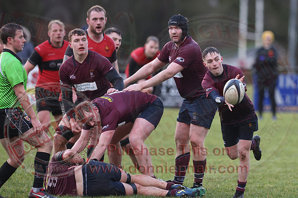 Enniskillen 1st XV (14) V Carrickfergus 1st XV (3) in Ulster Rugby Championship Division One-12