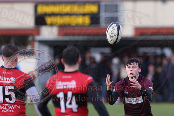 Enniskillen 1st XV (14) V Carrickfergus 1st XV (3) in Ulster Rugby Championship Division One-15