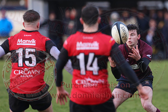 Enniskillen 1st XV (14) V Carrickfergus 1st XV (3) in Ulster Rugby Championship Division One-17