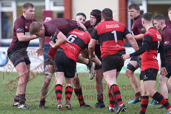 Enniskillen 1st XV (14) V Carrickfergus 1st XV (3) in Ulster Rugby Championship Division One-21
