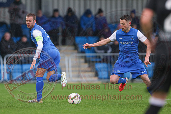 Ballinamallard United (1) V Ards (0) in NIFL Championship-11