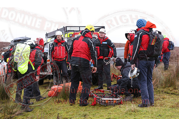 Emergency Services Training Day on Cuicagh Mountain-19