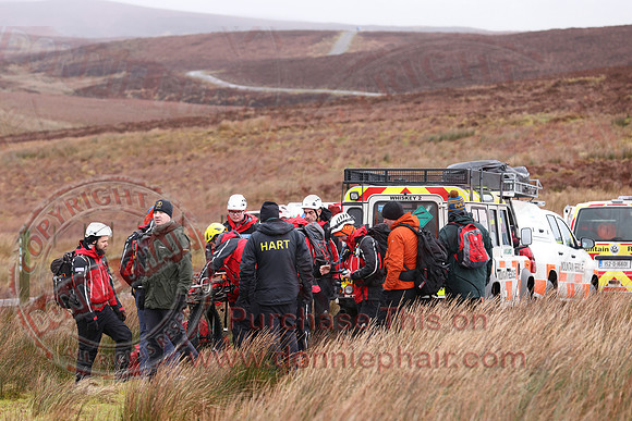 Emergency Services Training Day on Cuicagh Mountain-23