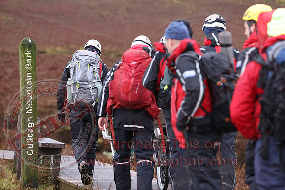 Emergency Services Training Day on Cuicagh Mountain-28
