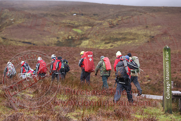 Emergency Services Training Day on Cuicagh Mountain-29