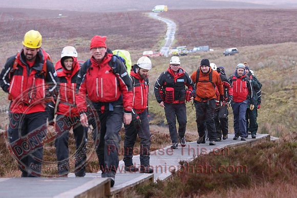 Emergency Services Training Day on Cuicagh Mountain-30