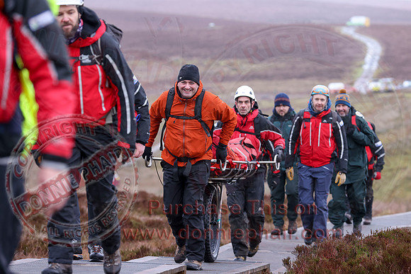 Emergency Services Training Day on Cuicagh Mountain-31