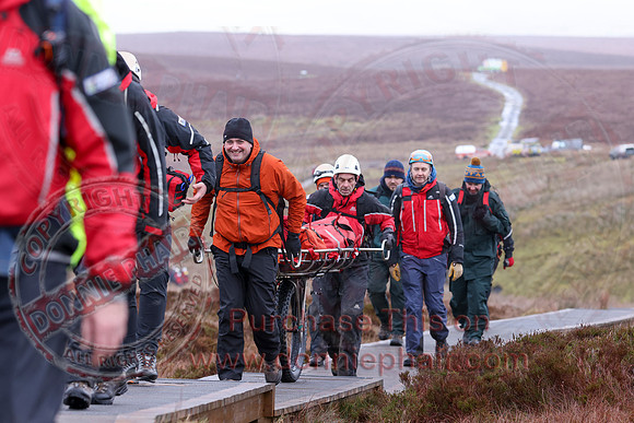 Emergency Services Training Day on Cuicagh Mountain-32