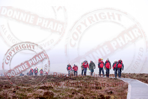 Emergency Services Training Day on Cuicagh Mountain-34
