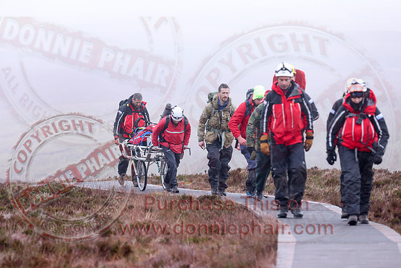Emergency Services Training Day on Cuicagh Mountain-36