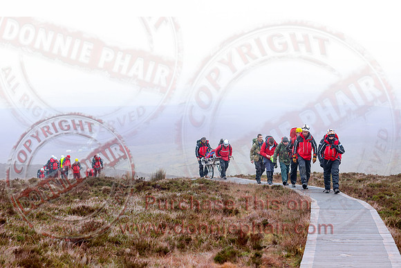 Emergency Services Training Day on Cuicagh Mountain-35