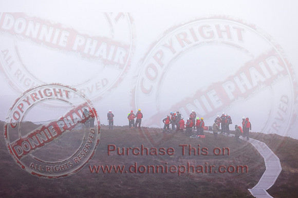 Emergency Services Training Day on Cuicagh Mountain-38