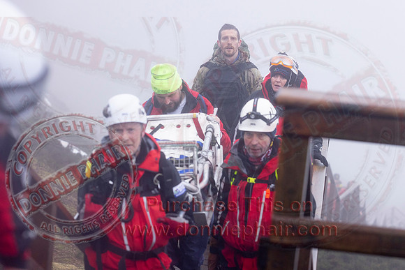 Emergency Services Training Day on Cuicagh Mountain-51